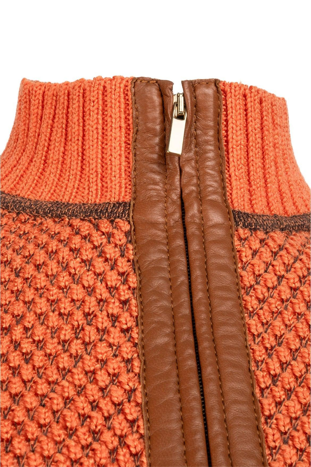 St. John Size XS/S Wool Blend Knit Zip Front Cardigan