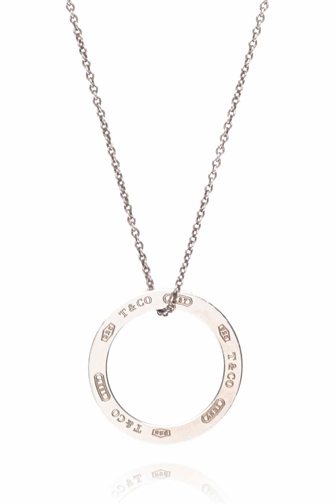 Tiffany & Co 1837 Medium Circle Pendant Necklace