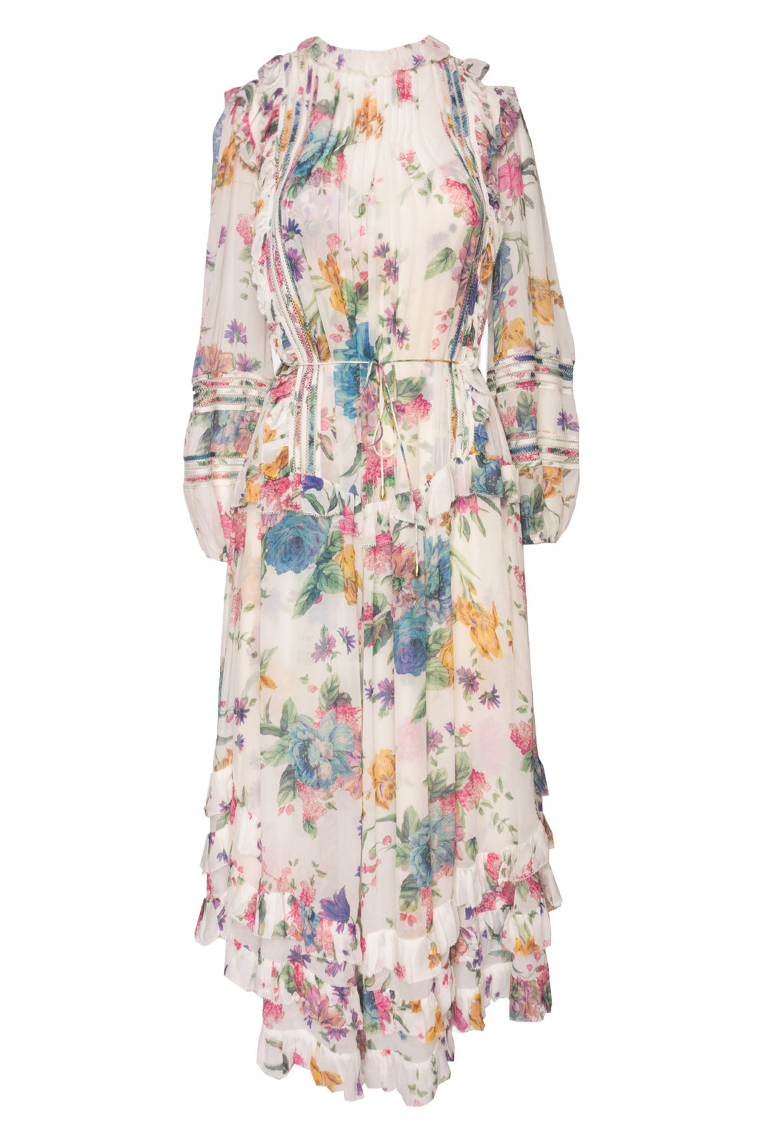 Zimmermann Size 1 Ninety-Six Linear Midi Dress