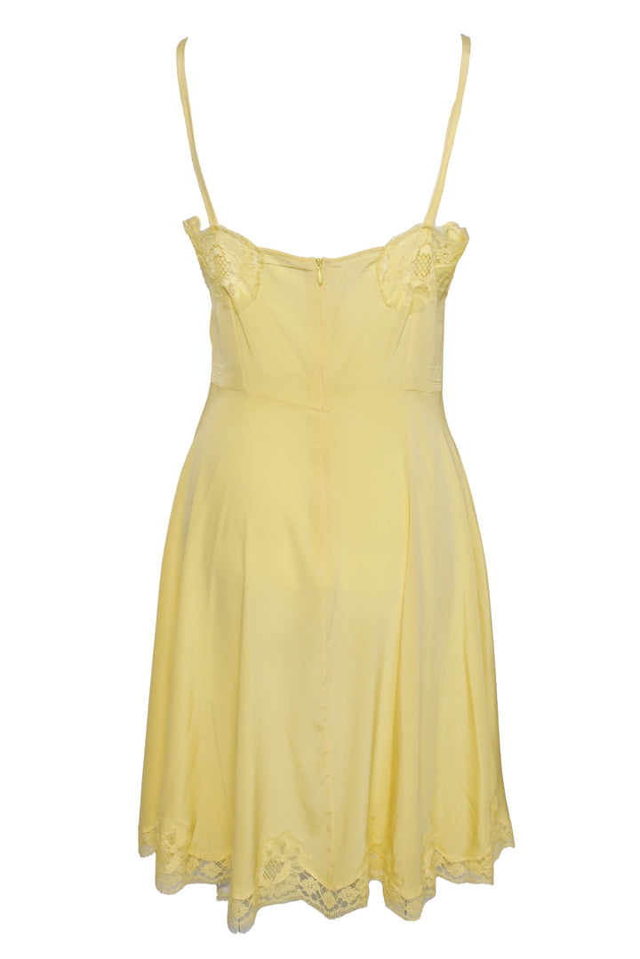 Dolce & Gabbana Size 42 Floral Silk Midi Dress