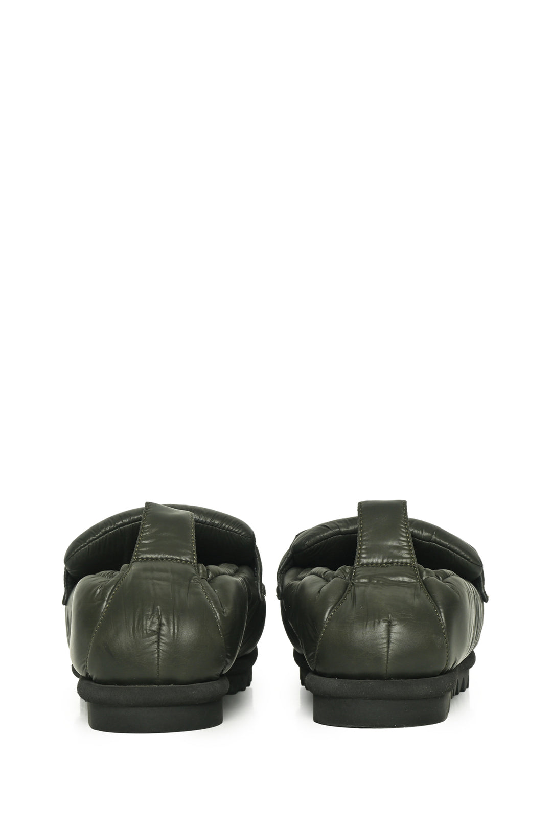 Dries Van Noten Size 40 Nylon Padded Loafers