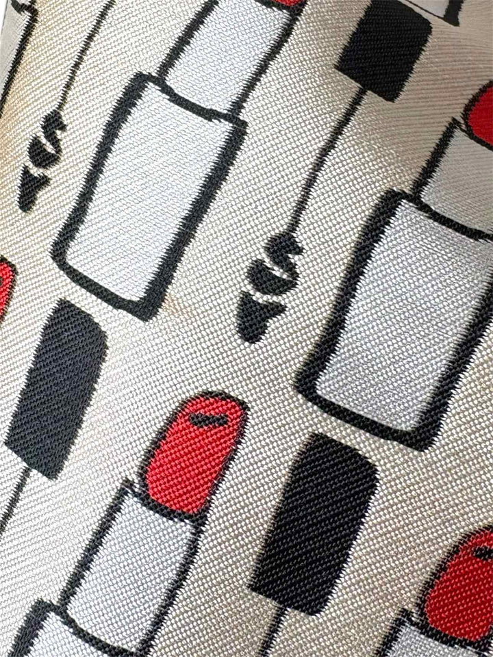 Alice + Olivia Size 8 Lipstick Print Dress