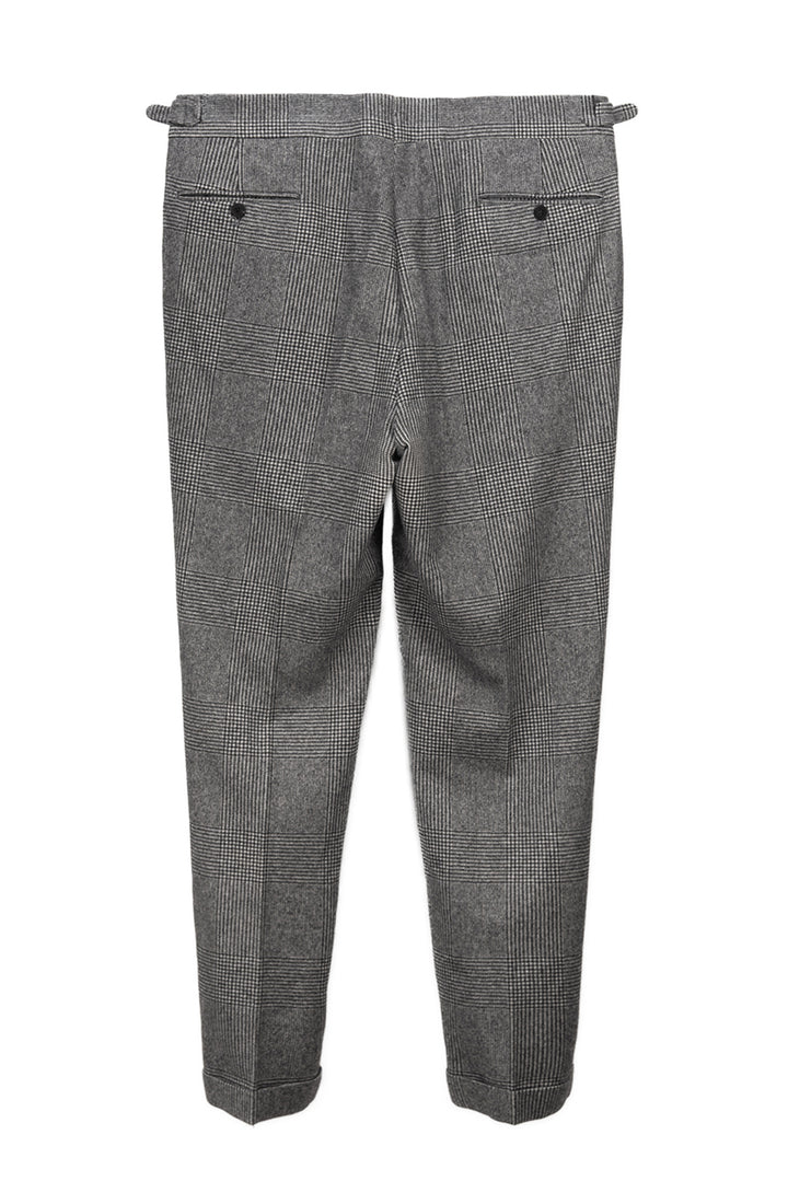 Eidos Size 44 Men's Check Print Wool Suit