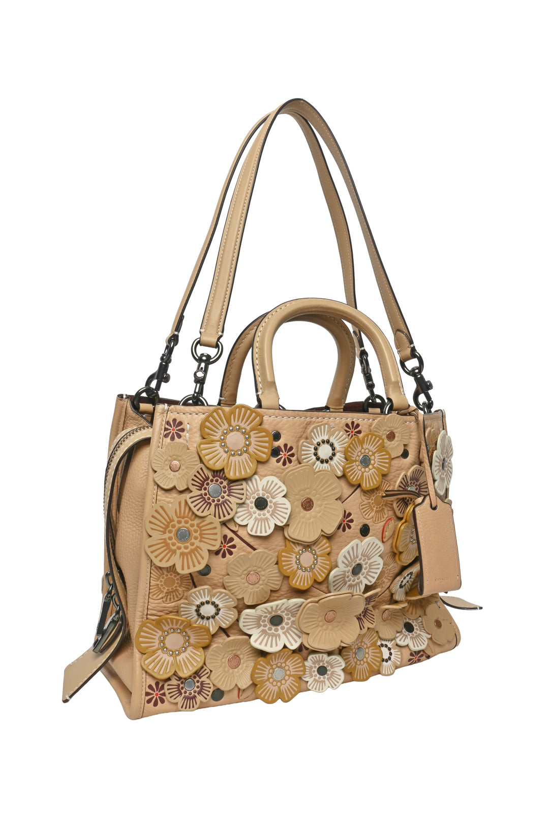 Coach 1941 Tea Rose Applique Rogue Shoulder Bag