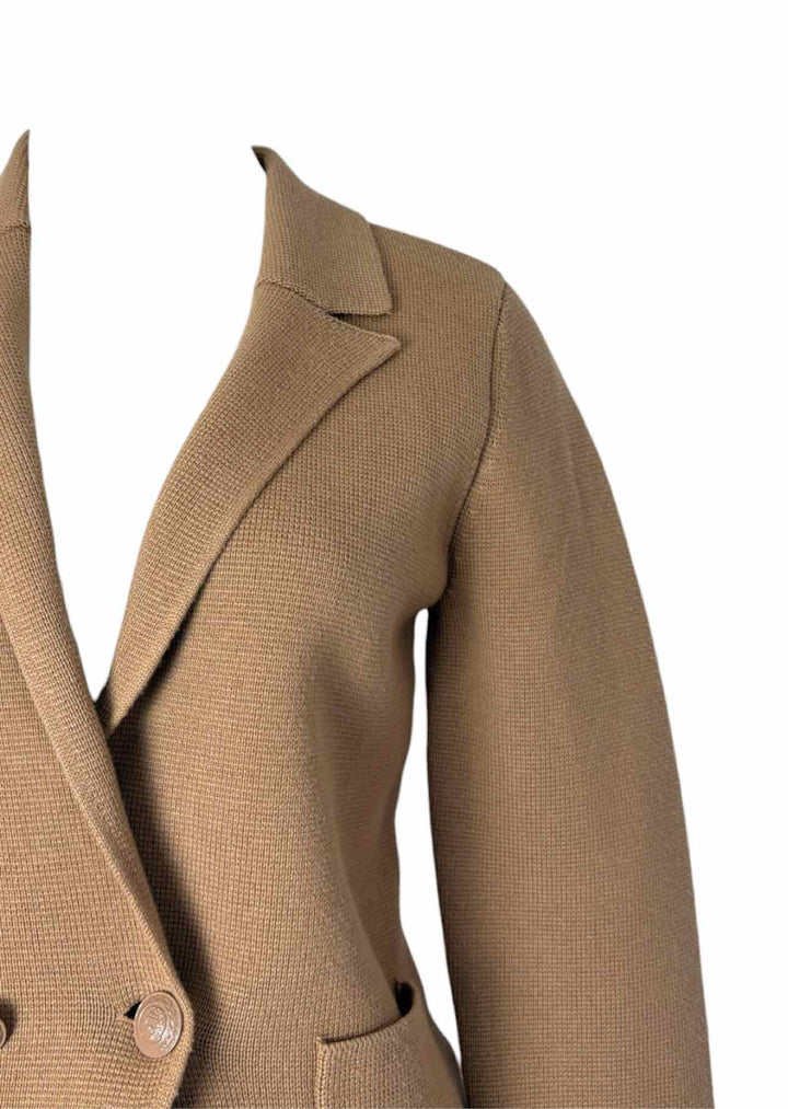 L'Agence Size M Cotton Blend Double Breasted Cardigan