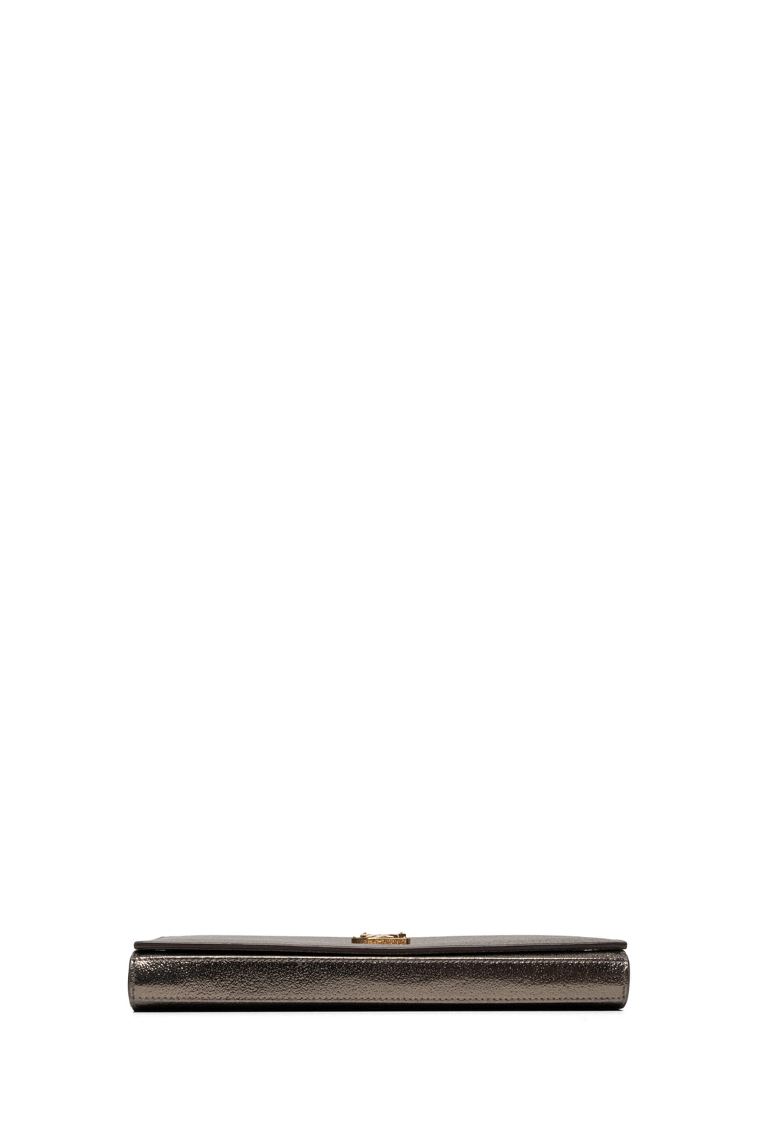 Saint Laurent 2016 Metallic Leather Kate Chain Wallet Crossbody