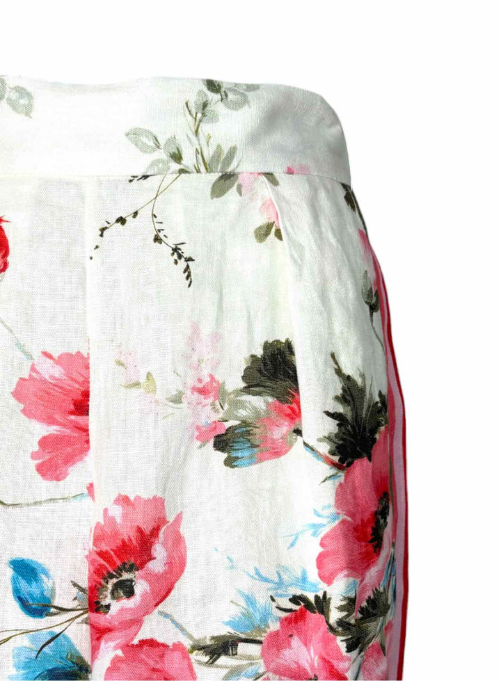 Zimmermann Size 1 Halcyon Floral Linen  Pants