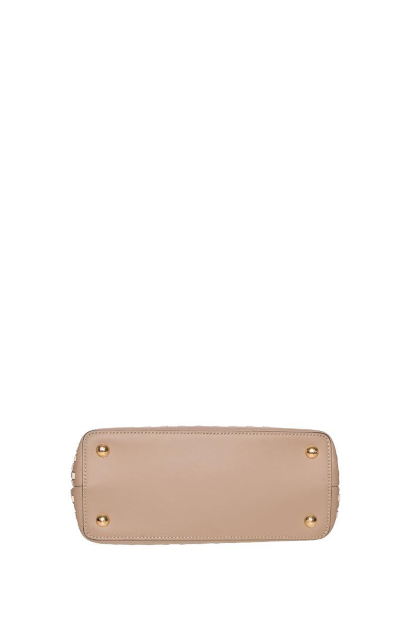 Fendi Mini Peekaboo Woven Top Handle Bag