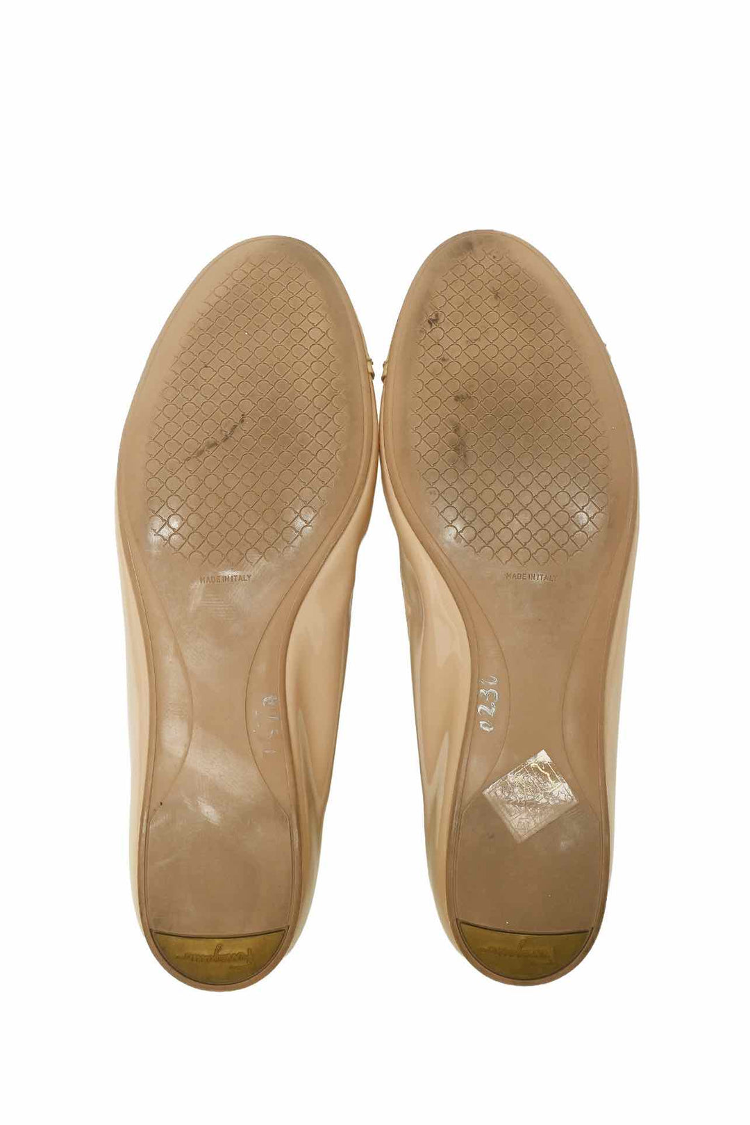 Salvatore Ferragamo Size 7 Patent Leather Ballet Flats