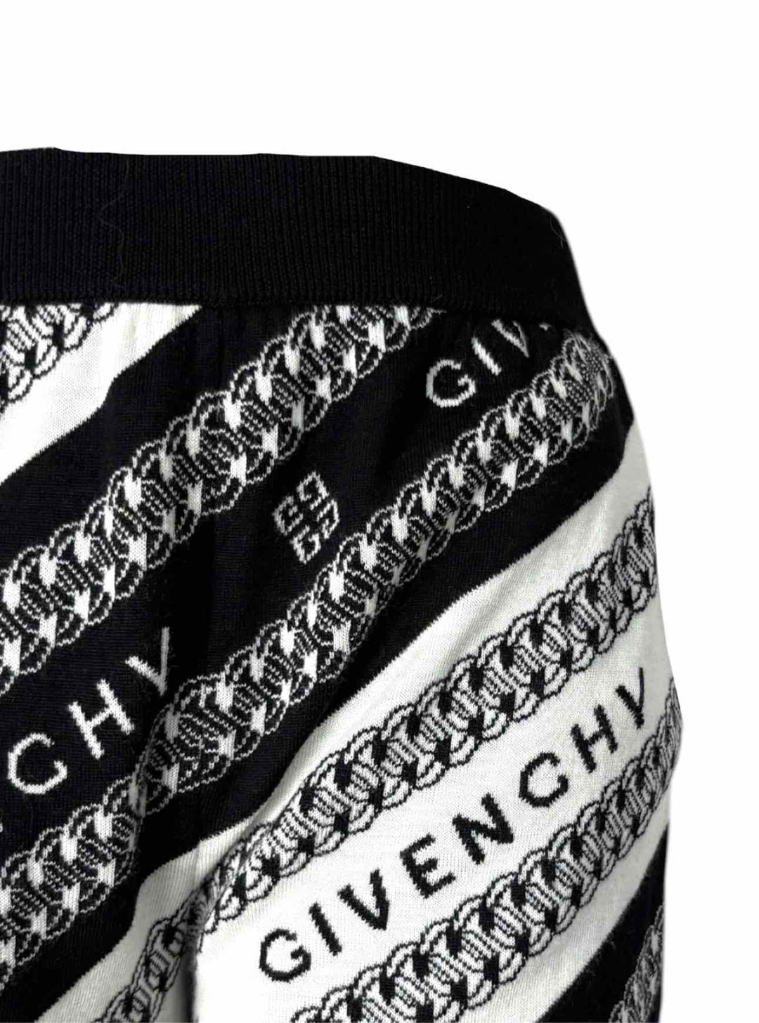 Givenchy Size XS Chain Wool Jogging Pants