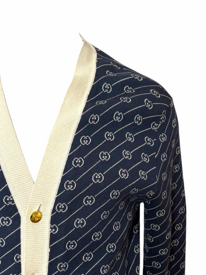 Gucci Size XS Men's GG  Jacquard Cardigan