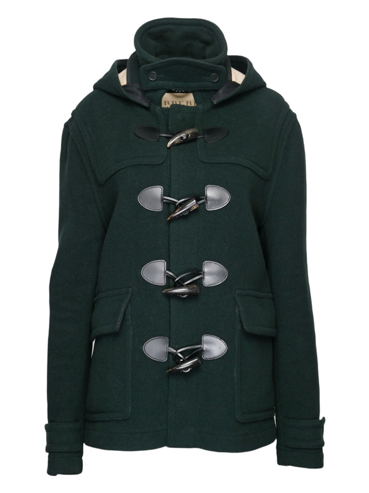 Burberry Brit Size M Men's Wool Blend Toggle Front Jacket