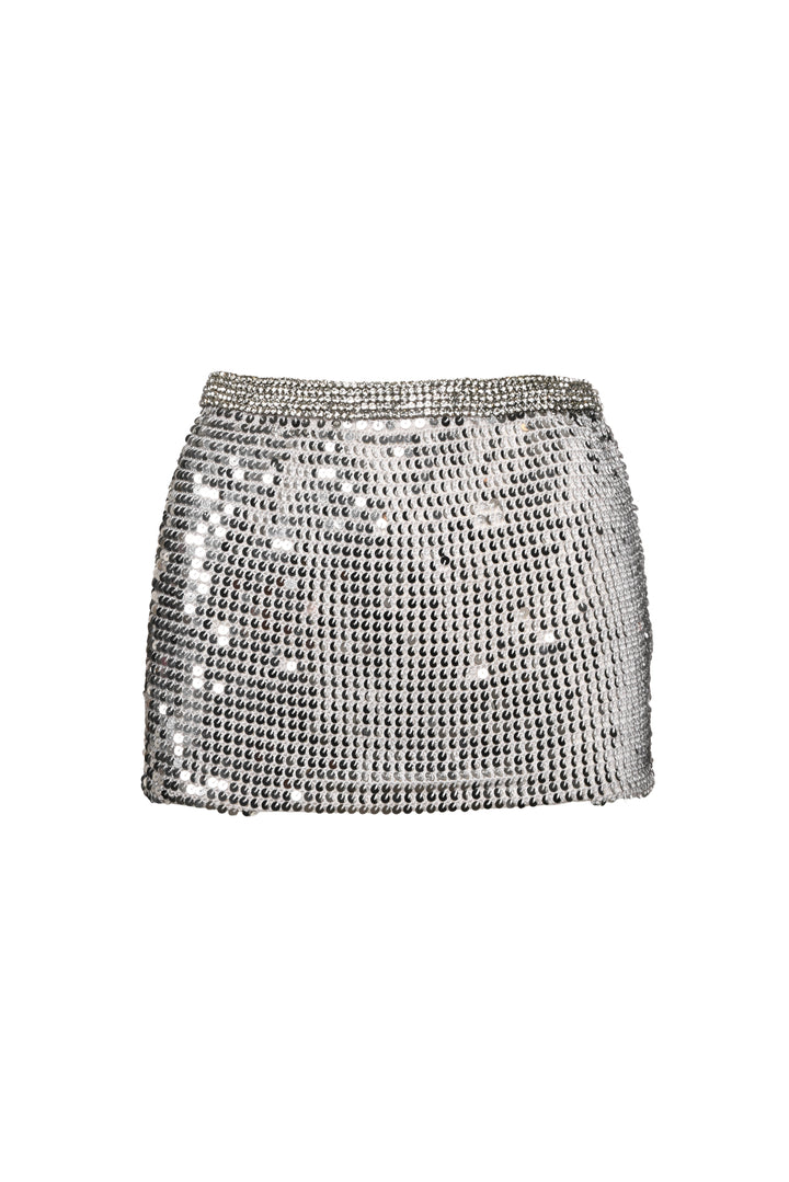Retrofete Size XS & M/L Zed Sequin Crochet Top & Halo Sequin Crochet Skirt Set