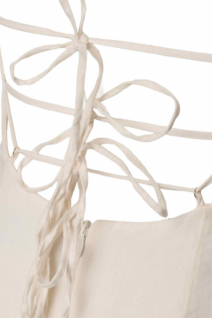 Jacquemus Size 36 L'Amour Camargue Linen Maxi Dress