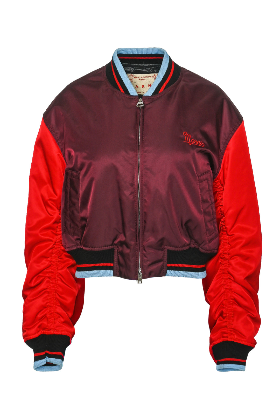 Marni Size 42 Maria Magdalena Suarez Edition Tiger Patch Bomber Jacket