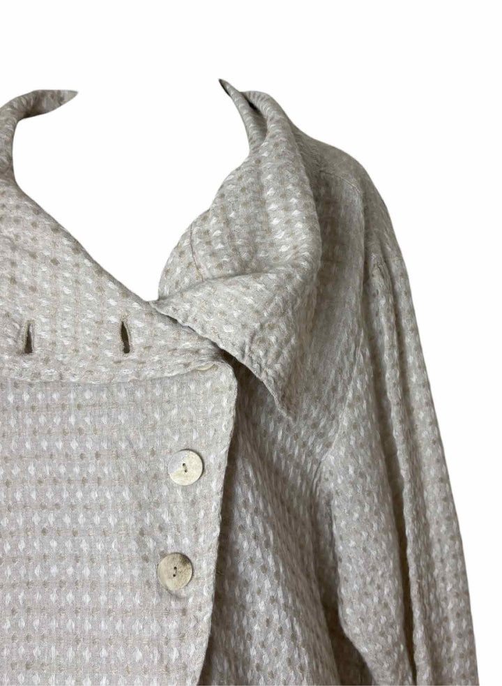 Grizas Size 3X Linen Oversized Coat