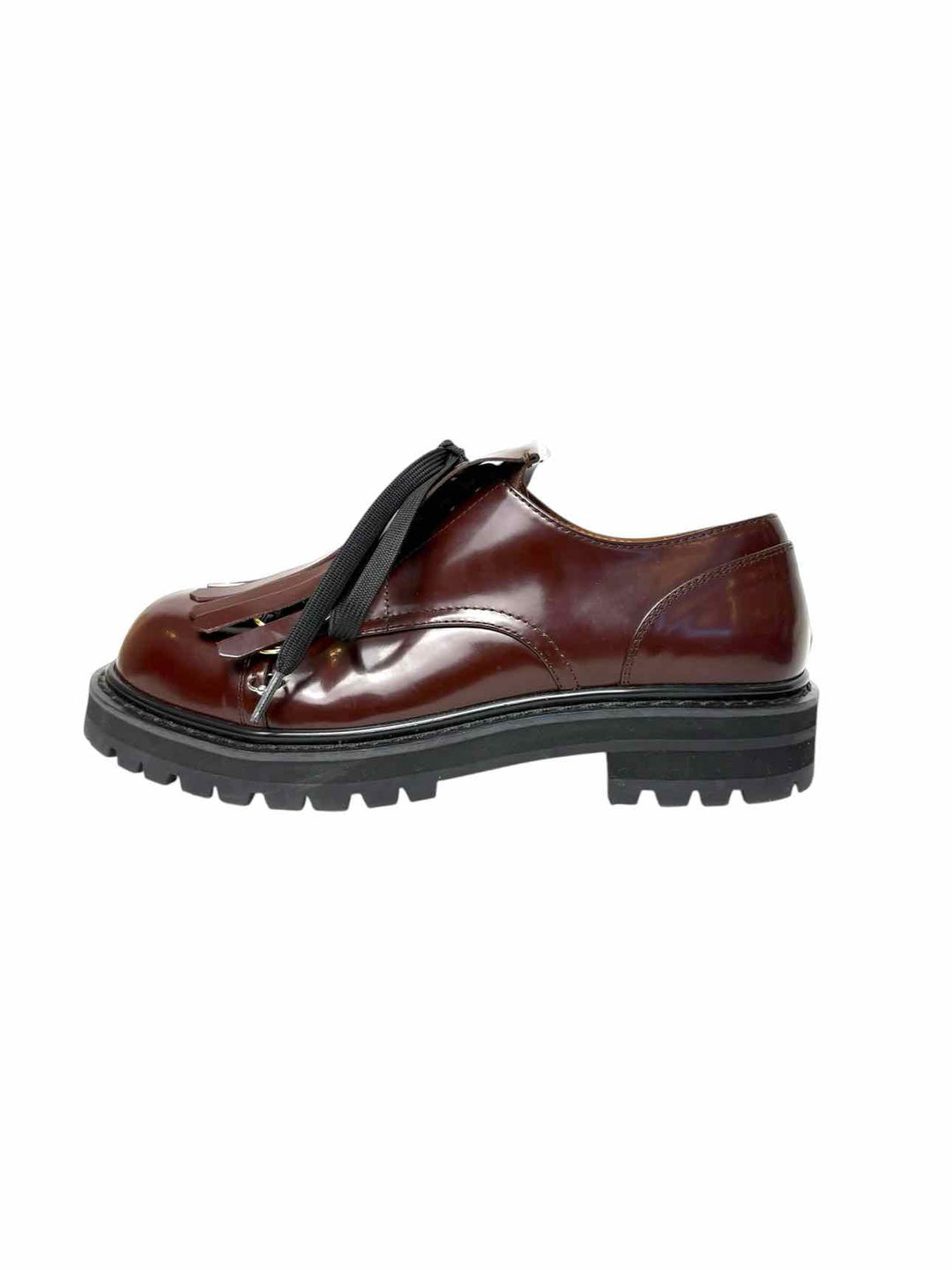 Marni Size 41 Dada Derbys Leather  Flats