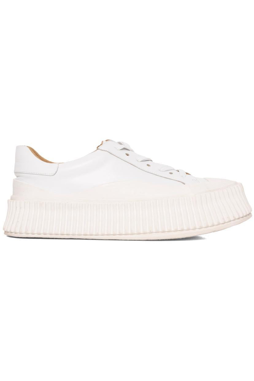 Jil Sander Size 37 Low Top Platform Sneaker