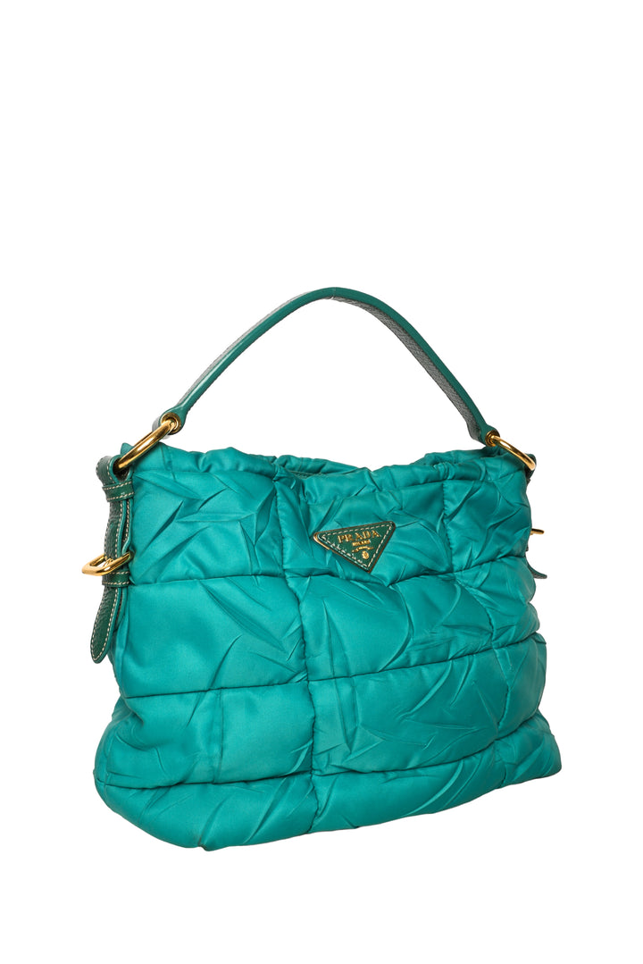 Prada Tessuto Nylon Quilted Shoulder Bag