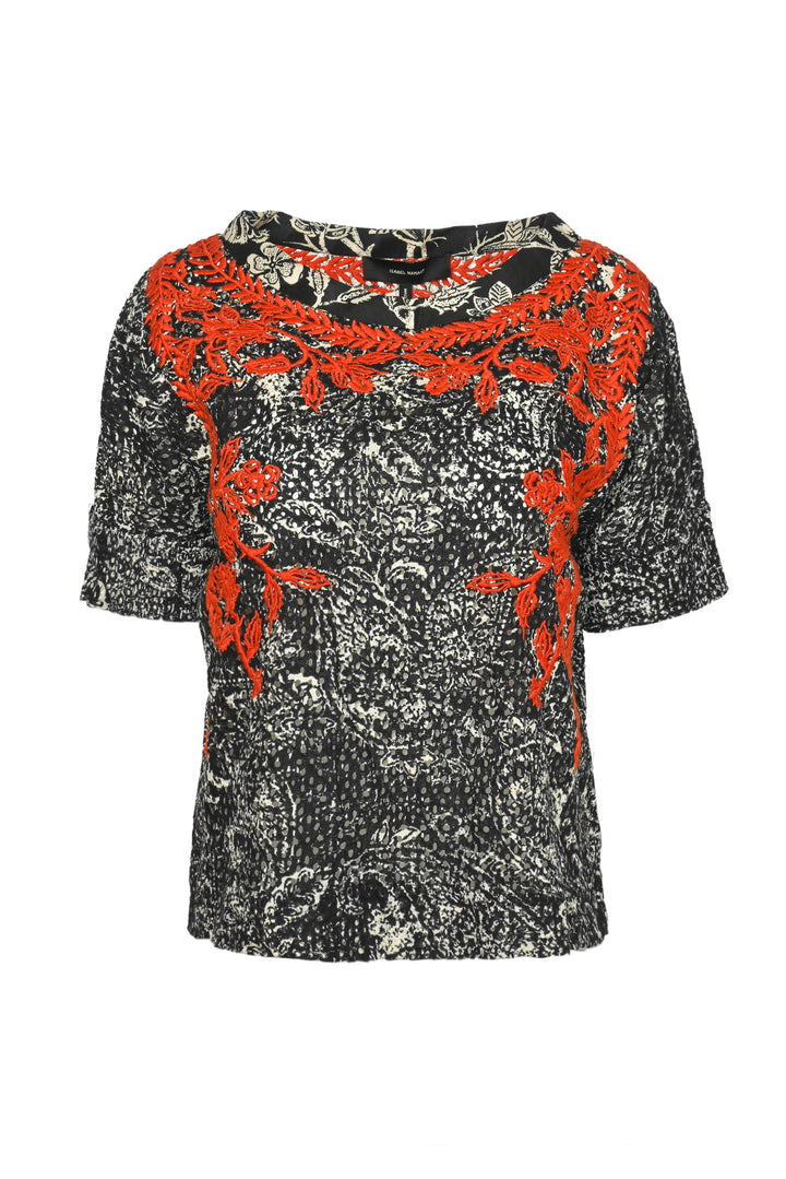 Isabel Marant Size 40 Pattern Embroidered Tops
