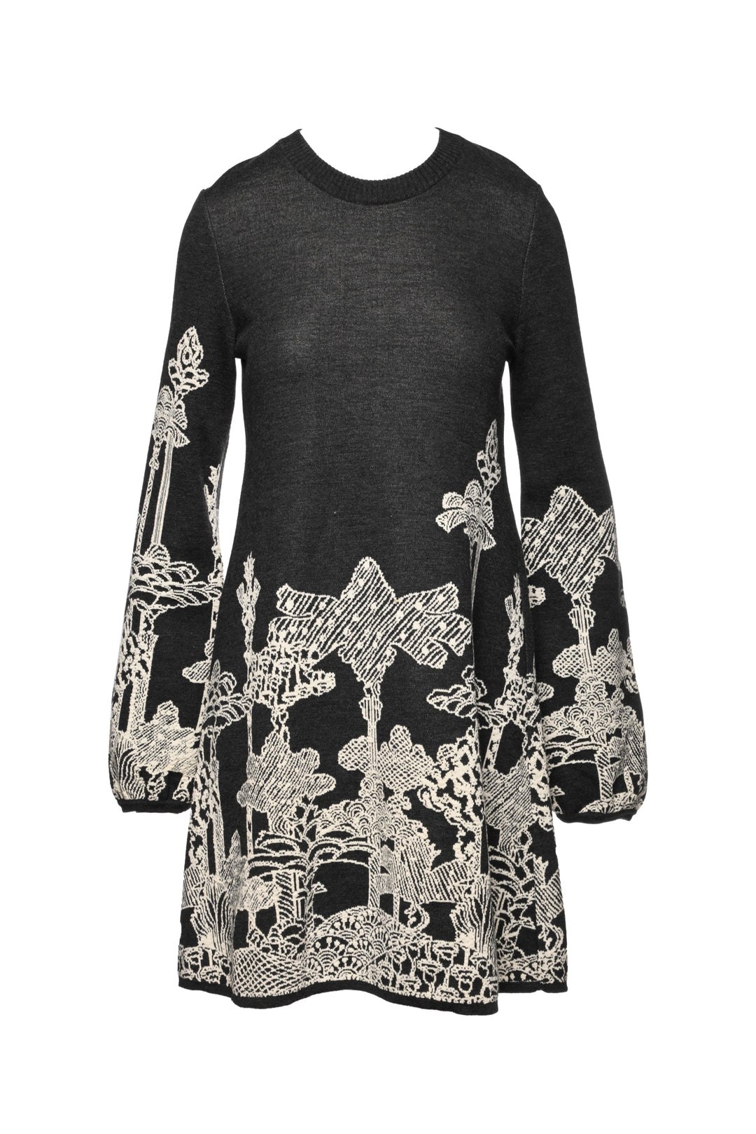 Chloe Size S Pattern Knit Dress