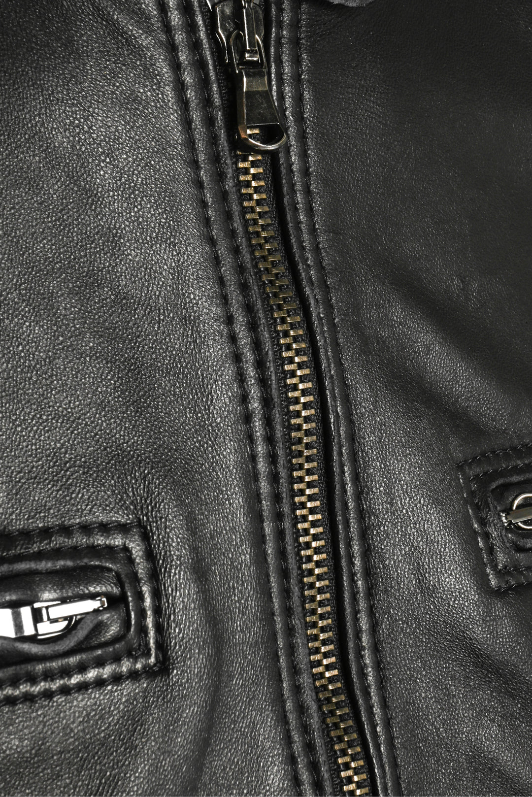 R13 Size M Cafe Racer Cropped Distressed Leather Jacket