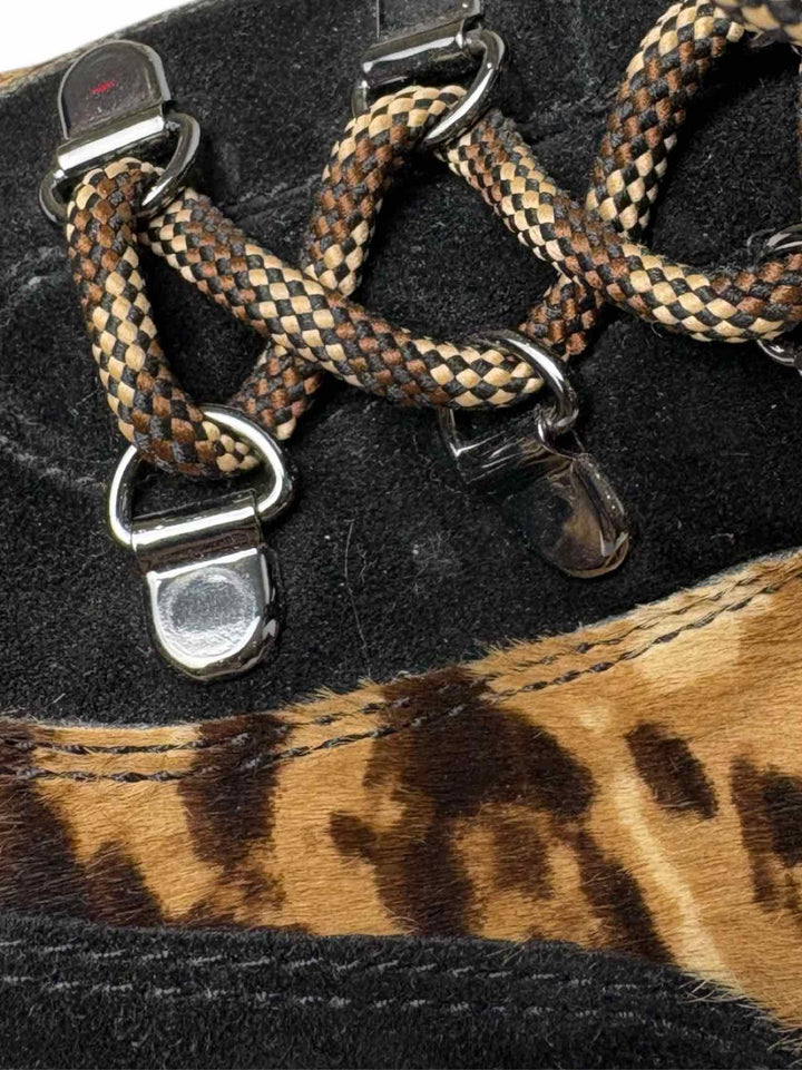 Veronica Beard Size 7.5 Calf Skin Print Ankle Boots