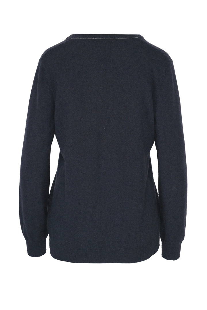 Brunello Cucinelli Size XL V-Neck Cashmere Sweater