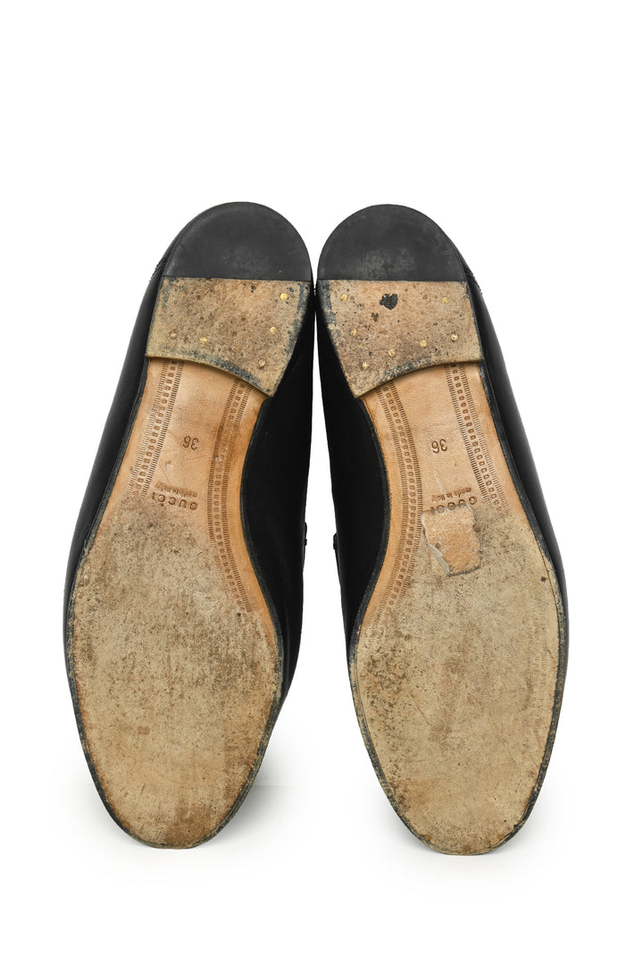 Gucci Size 36 Brixton Horsebit Loafers