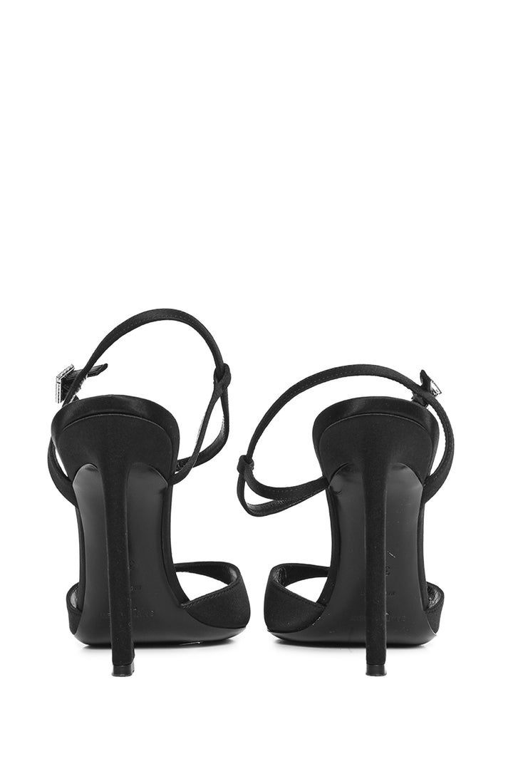 Saint Laurent Size 38.5 Venus 105 Satin Sandals