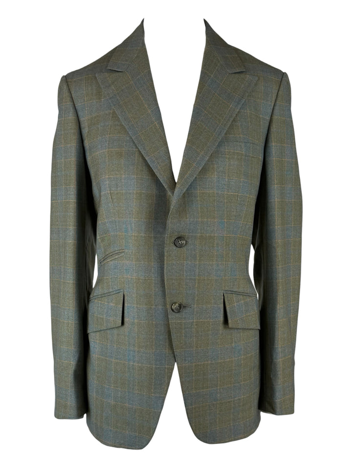 Avon Park Size 40 Men's Plaid Single Breasted Blazer