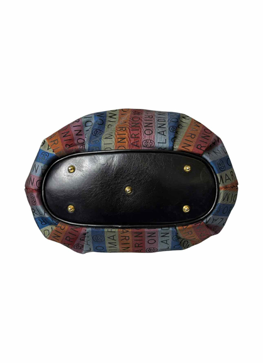 Marino Orlandi Striped Logo Purse