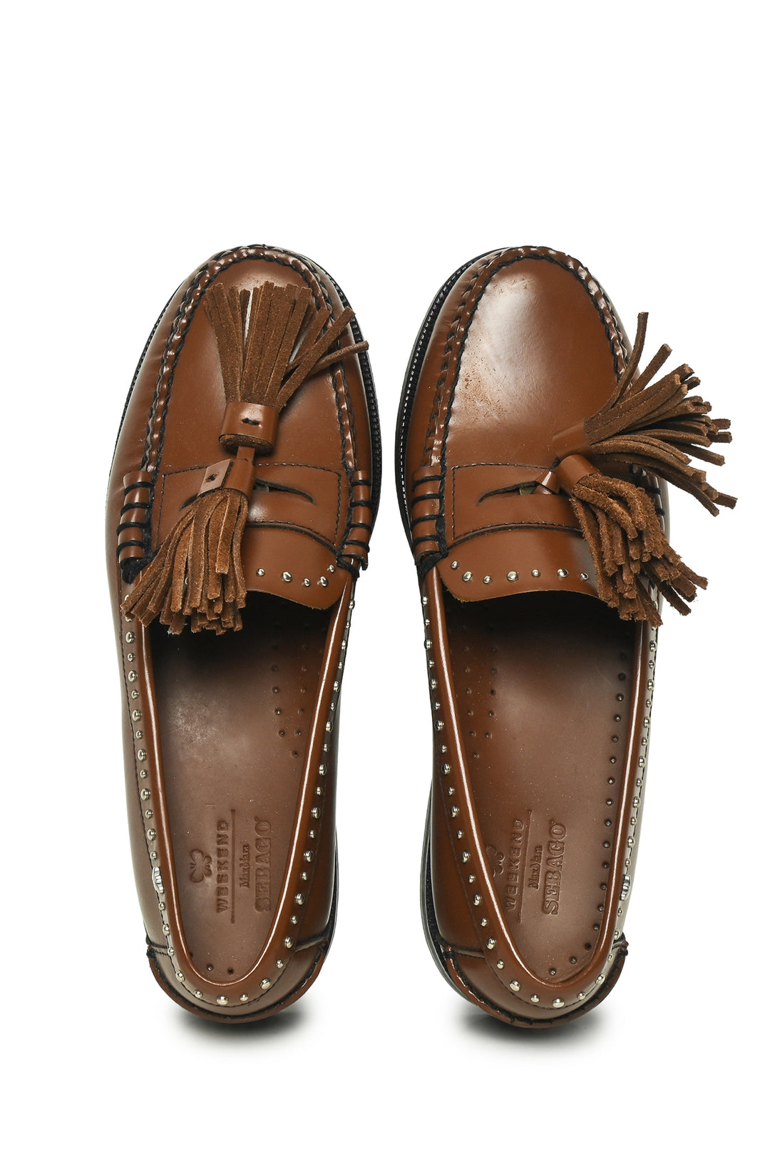 Weekend Max Mara Size 11 Leather Moccasins
