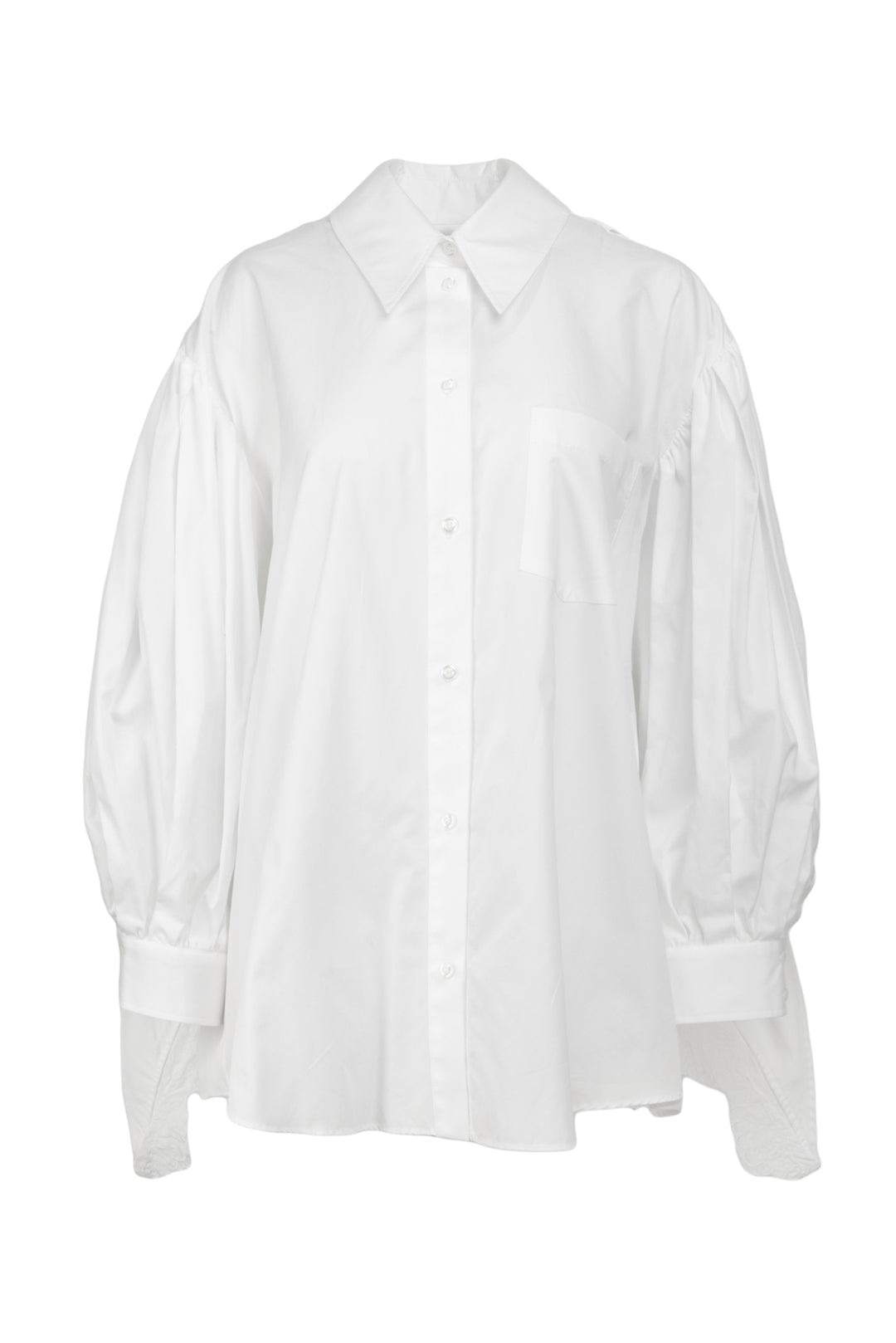 Simone Rocha Size S/M White Pointed Collar Shirt
