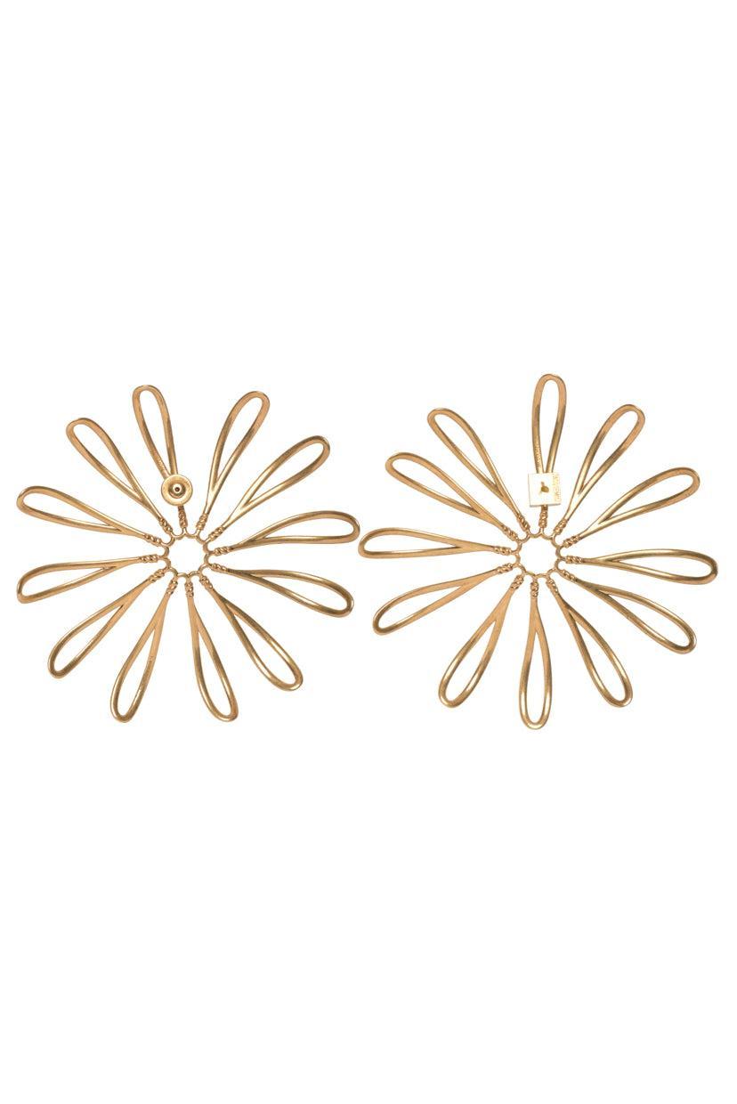 Jacquemus Oversized Flower Stud Earrings