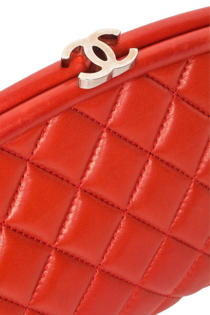 Chanel 2011 Lambskin Quilted Timeless Clutch