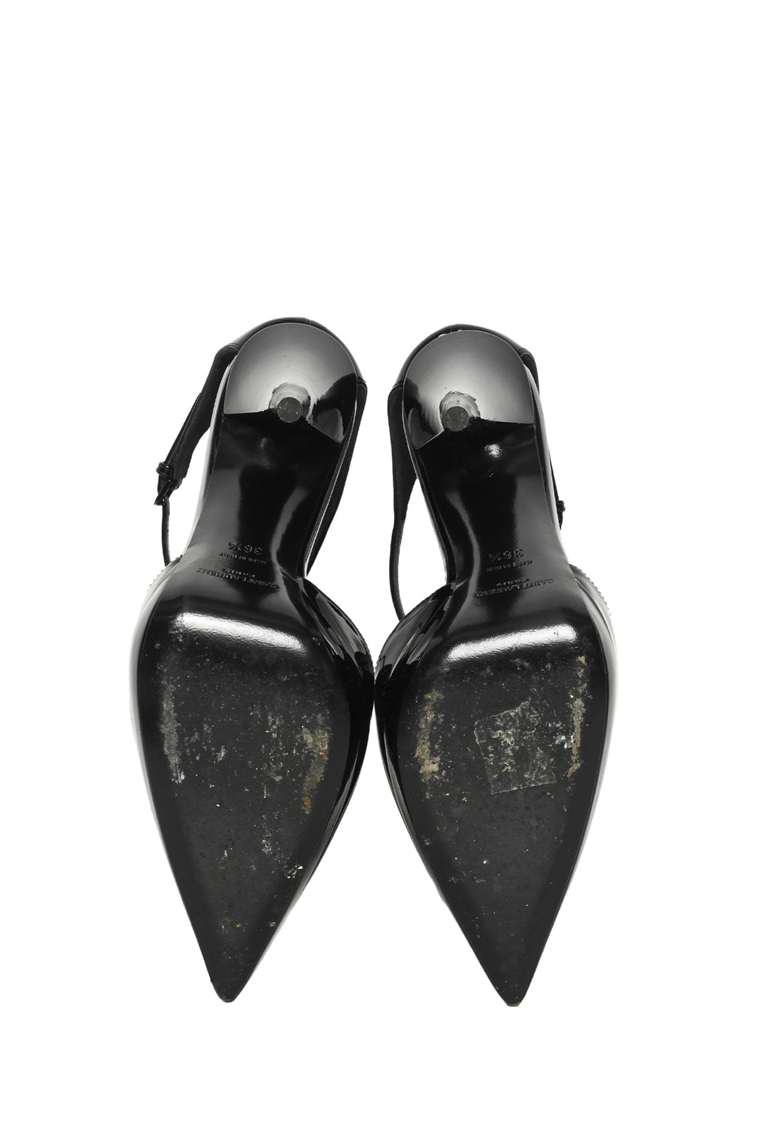 Saint Laurent Size 36.5 Zizi Patent Leather Pumps