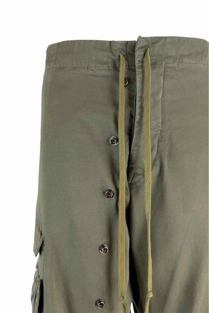 Greg Lauren Size 5 Stretch Denim Cargo Pants