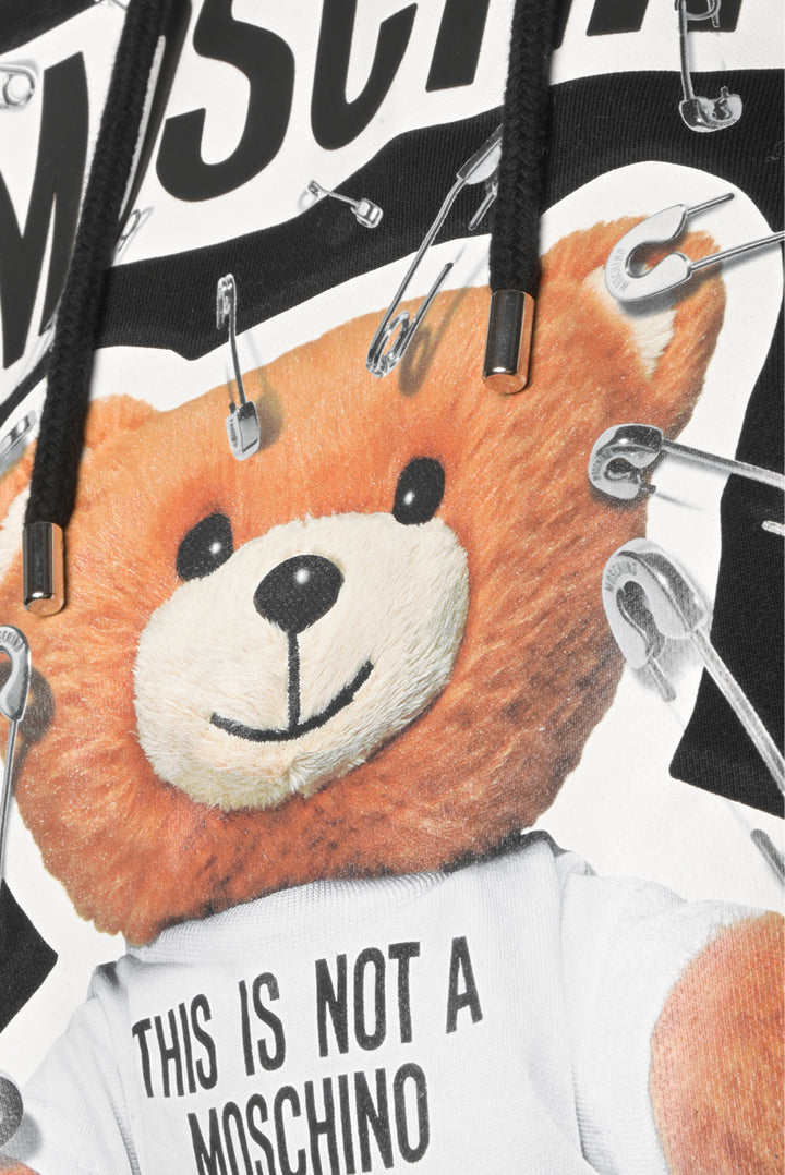 Moschino Size 6 Teddy Safety Pin Sweatshirt