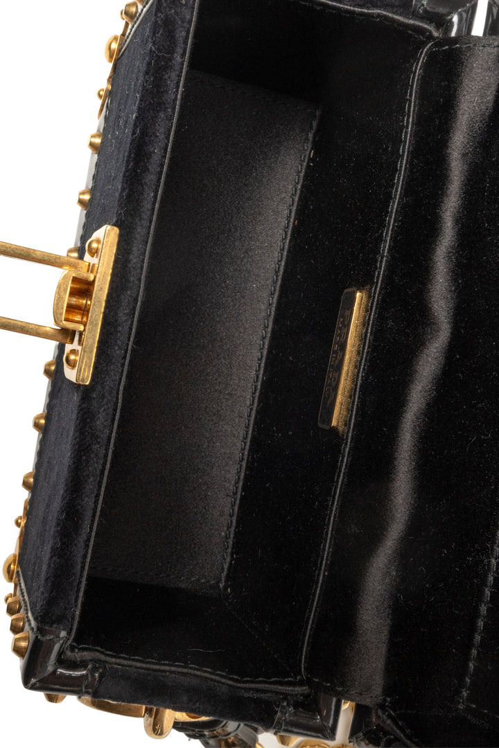 Prada Treasure Trunk Mini Box Bag
