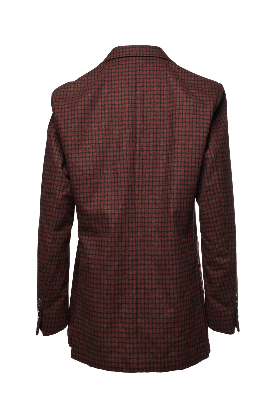Canali Size 42 Men's Kei Check Print Unlined Blazer