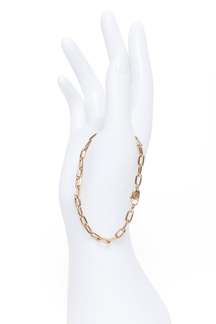 Cartier 18K Yellow Gold 'Santos de Cartier' Chain Bracelet