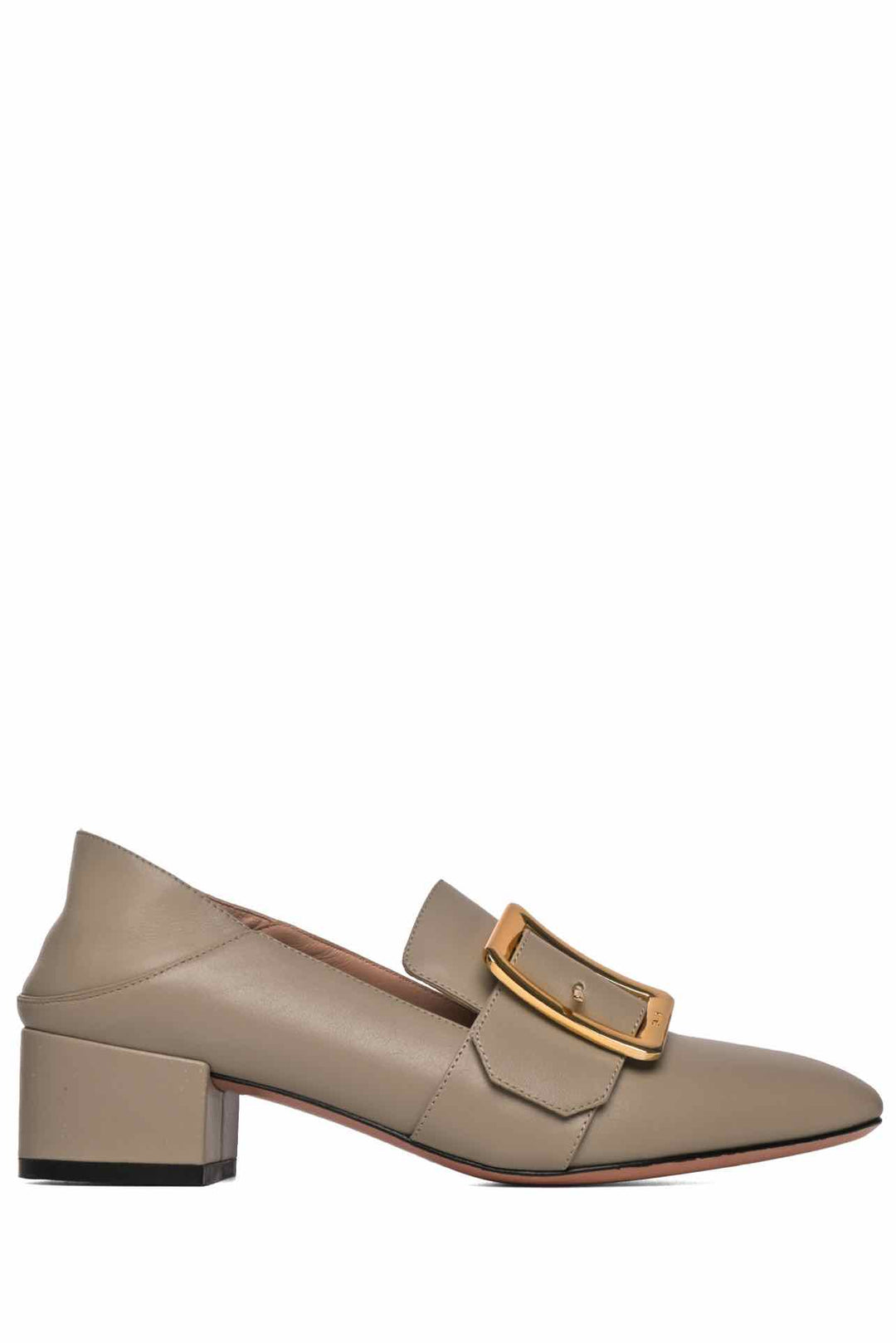 Bally Size 37 40mm Buckle Detail Block Heel Pumps