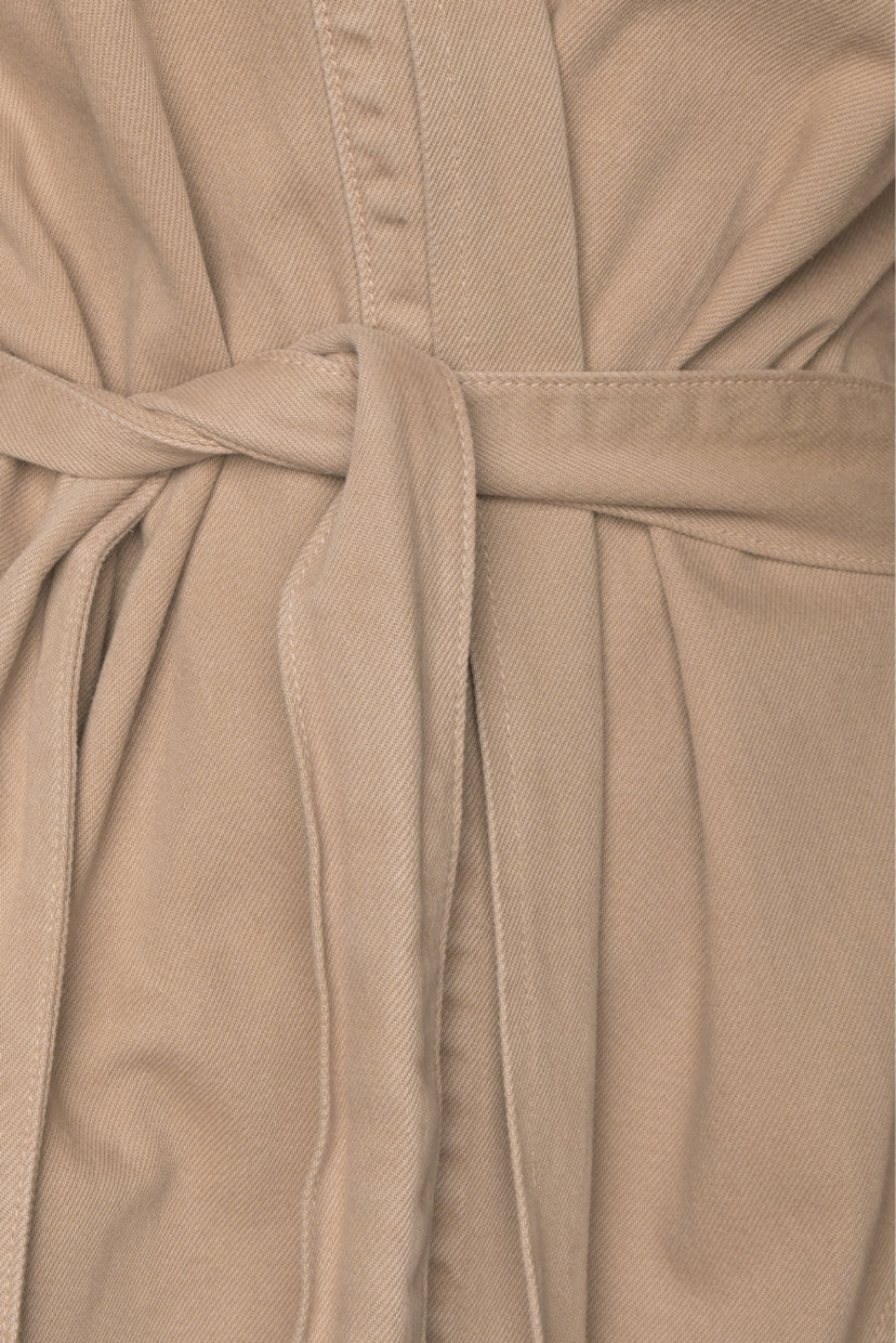 Mara Hoffman Size 3X Adrian Belted Organic Denim Coat