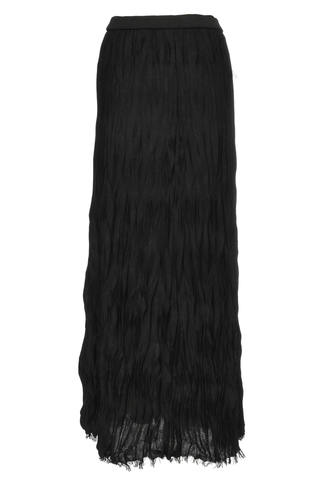 Y's Size 2 Crinkle Knit Midi Skirt