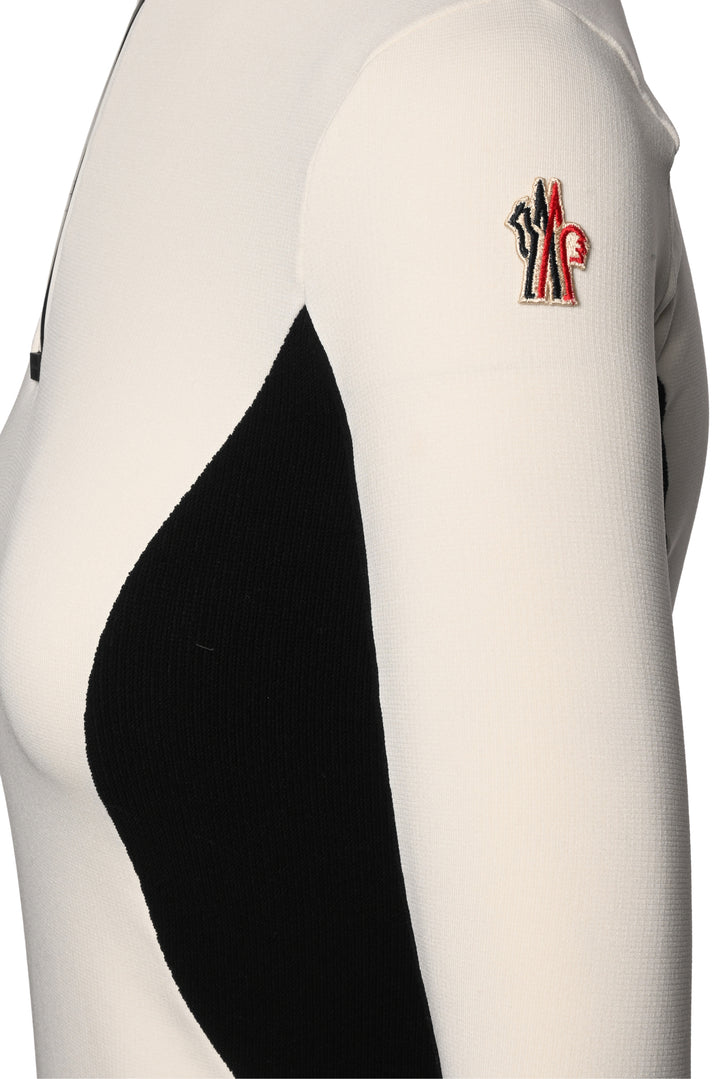 Moncler Size XS Grenoble Colorblock Half Zip Sweater