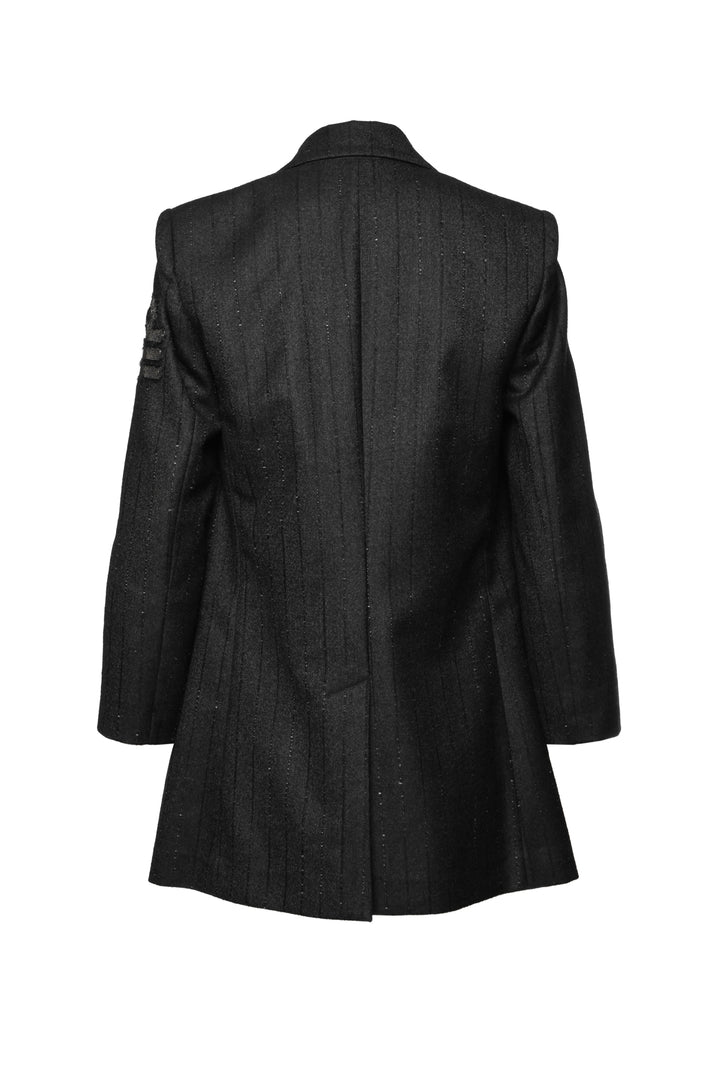Brunello Cucinelli Size 40 Monili Beaded Patch Double Breasted Blazer