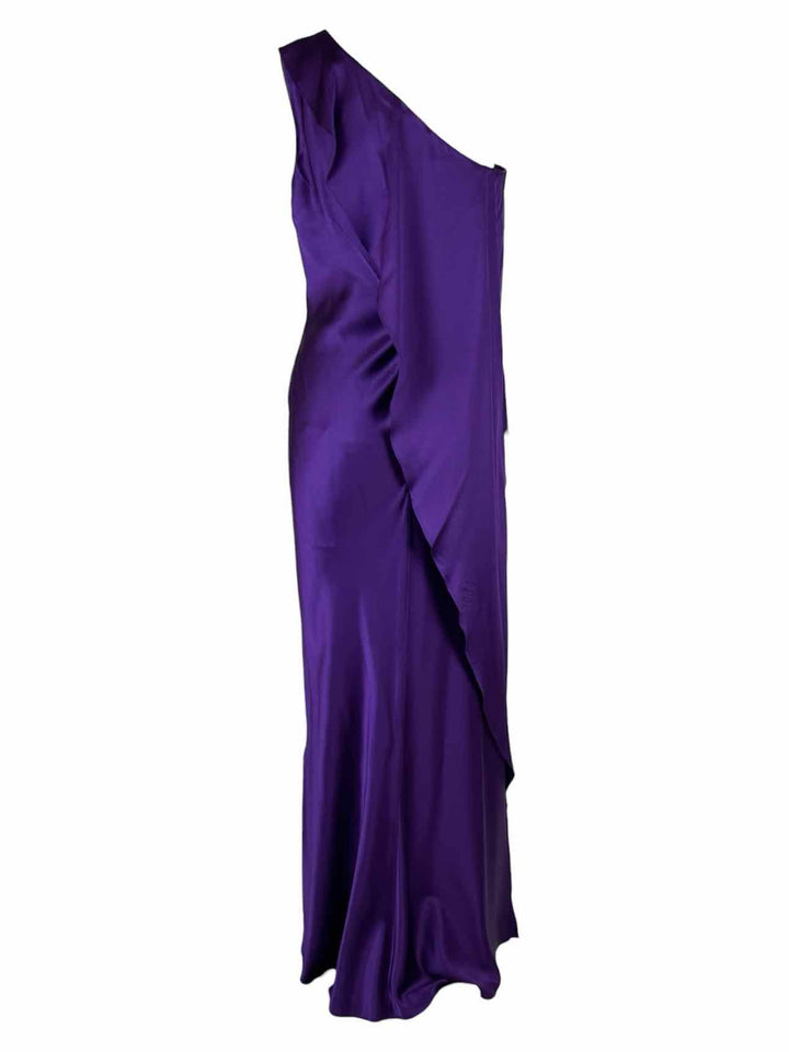 Ralph Lauren Size 8 Lizzie Stretch Charmeuse Evening Dress