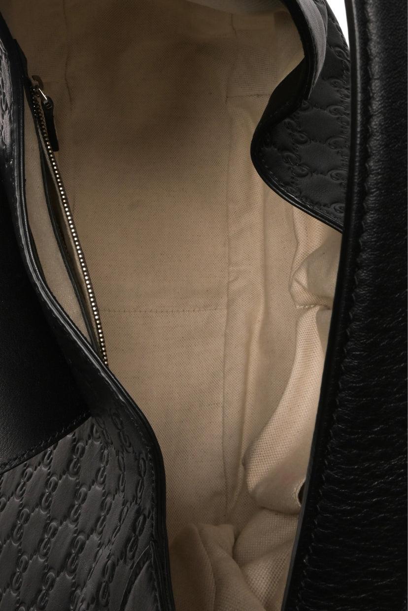 Gucci GG Signature Medium Emily Flap Hobo Shoulder Bag