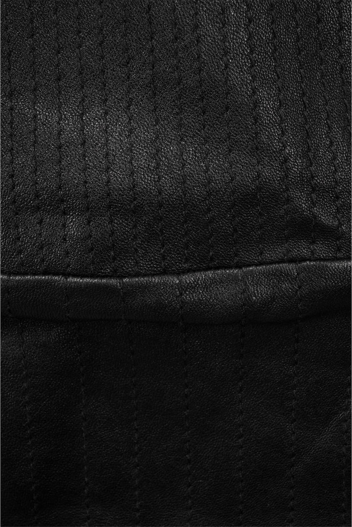 The Row Size XS Stitch Detail Leather Leggings